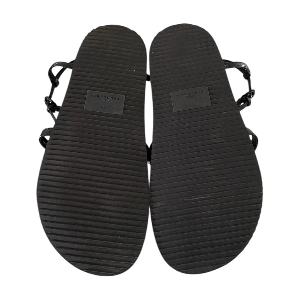 Kurt Geiger London Women's Black Embellished‎ Pierra Drench Sandals Size EU39 - Picture 8 of 8
